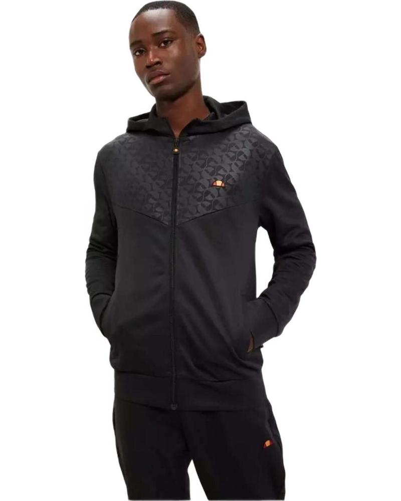 ELLESSE CHAQUETA CON CREMALLERA ELLESSE PARA HOMBRE NEGRO