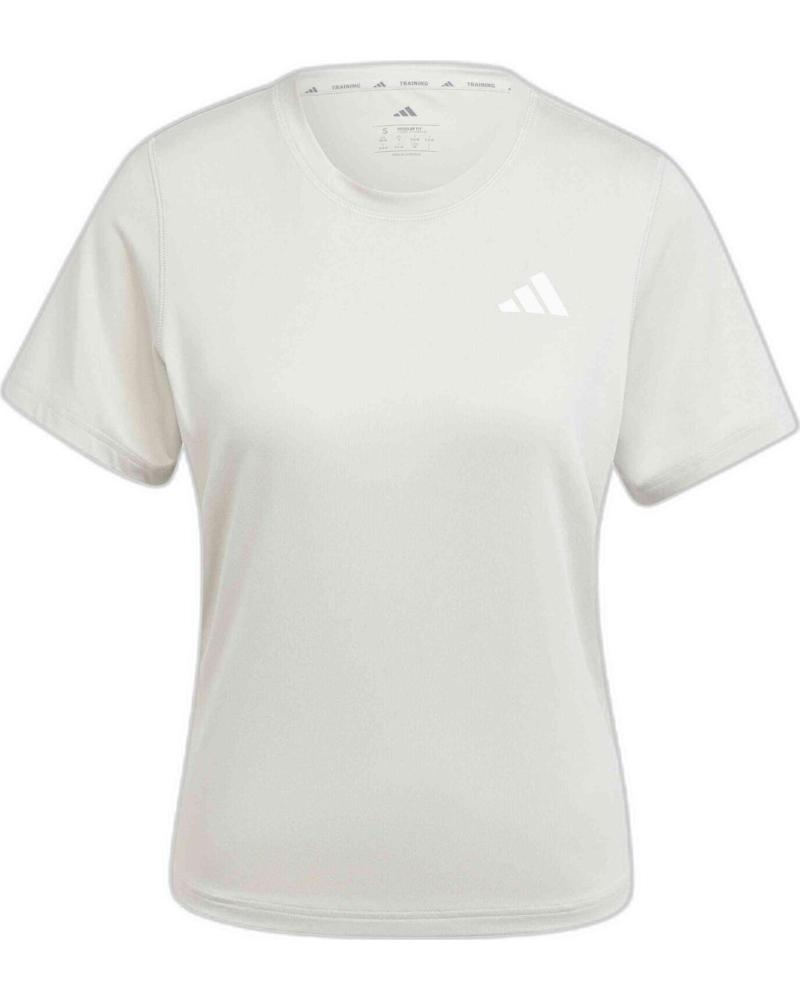 ADIDAS CAMISETA ADIDAS PARA MUJER DE MANGA CORTA EN BEIGE BEIGE