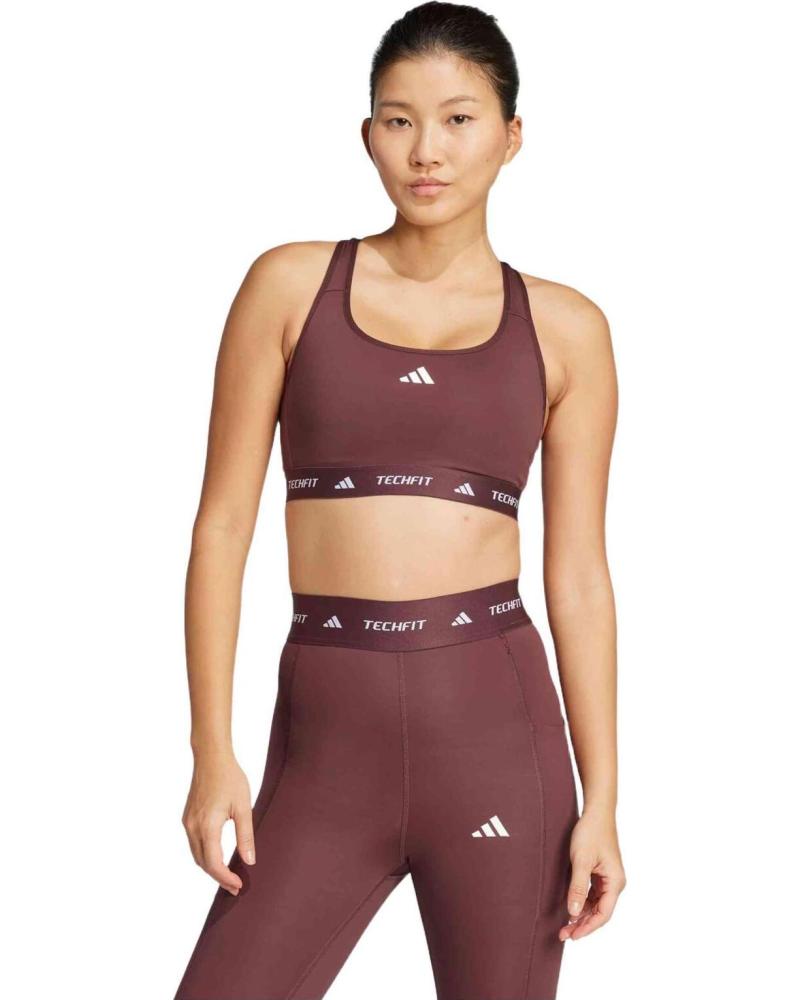 ADIDAS SUJETADOR DEPORTIVO ADIDAS TECHFIT PARA MUJER MORADO