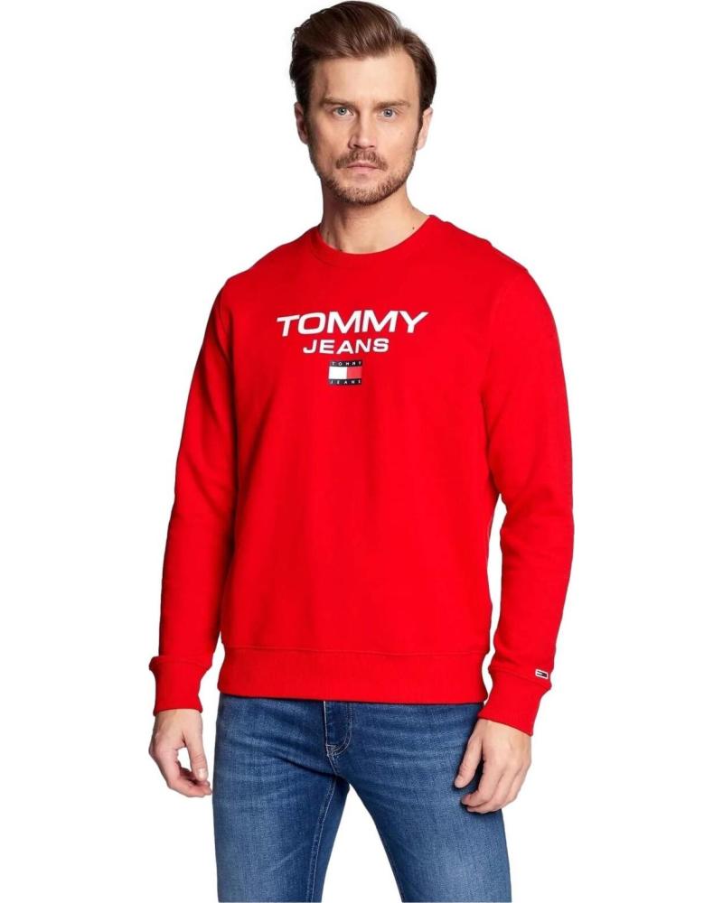 TOMMY JEANS SUDADERA TOMMY JEANS PARA HOMBRE ROJA ROJO