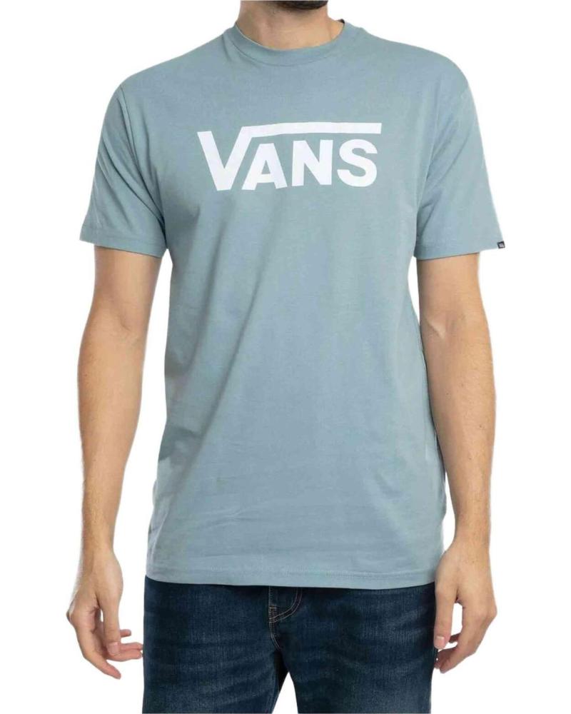 VANS OFF THE WALL CAMISETA VANS LOGO CLÁSICO MANGA CORTA AZUL