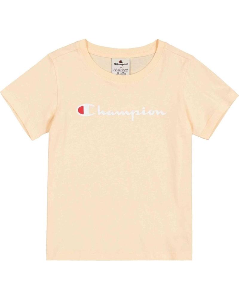 CHAMPION CAMISETA DE MANGA CORTA UNISEX CHAMPION PARA NIÑOS NARANJA