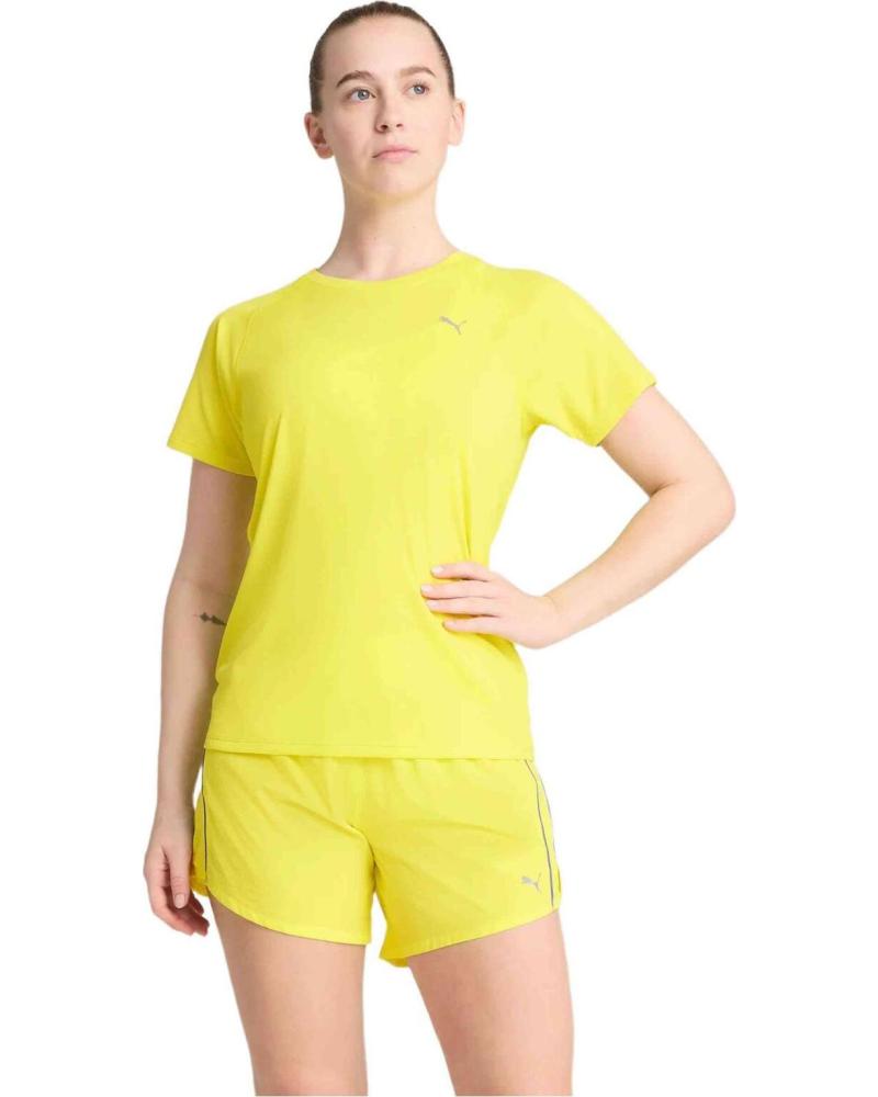 PUMA CAMISETA DEPORTIVA PUMA VELOCITY TEE MUJER VERDE