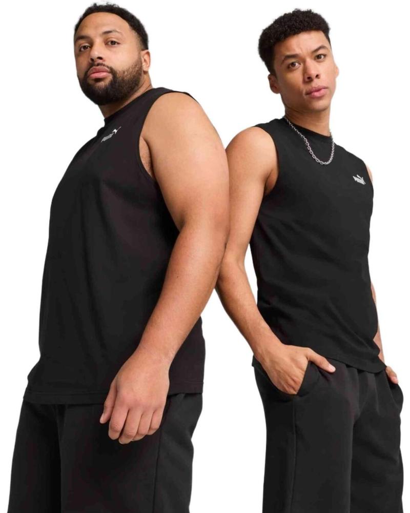 PUMA CAMISETA SIN MANGAS PUMA PARA HOMBRE Y MUJER NEGRO