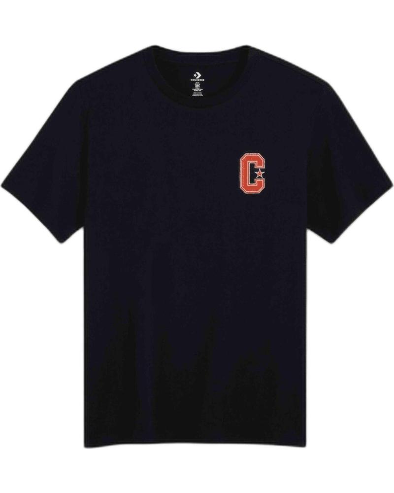CONVERSE CAMISETA CONVERSE ´CHUCK TAYLOR´ NEGRA MANGA CORTA PARA HOMBRE NEGRO