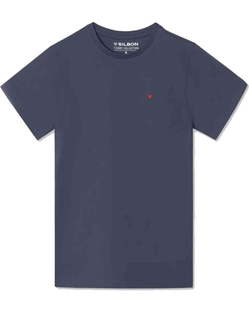 SILBON CAMISETA DE MANGA CORTA SILBON PARA HOMBRE AZUL