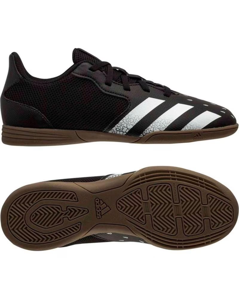 Botas de Fútbol Sala Adidas Predator para Niños en Negro Negro