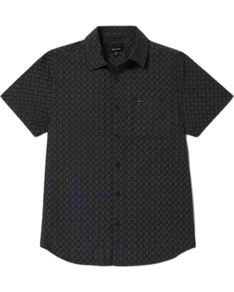 BRIXTON CAMISA DE MANGA CORTA BRIXTON PARA HOMBRE NEGRO