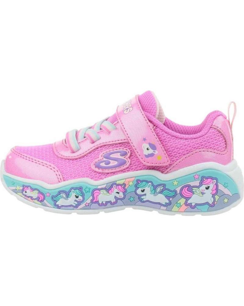 SKECHERS ZAPATILLAS SKECHERS DE NIÑA CON LUCES ROSA ROSA
