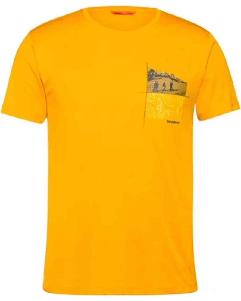 TRANGOWORLD CAMISETA DE MANGA CORTA TRANGOWORLD PARA HOMBRE AMARILLO