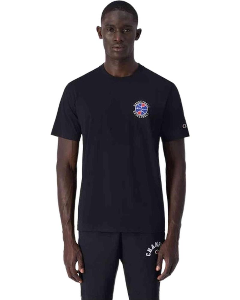 CHAMPION CAMISETA CHAMPION DE MANGA CORTA PARA HOMBRE NEGRO