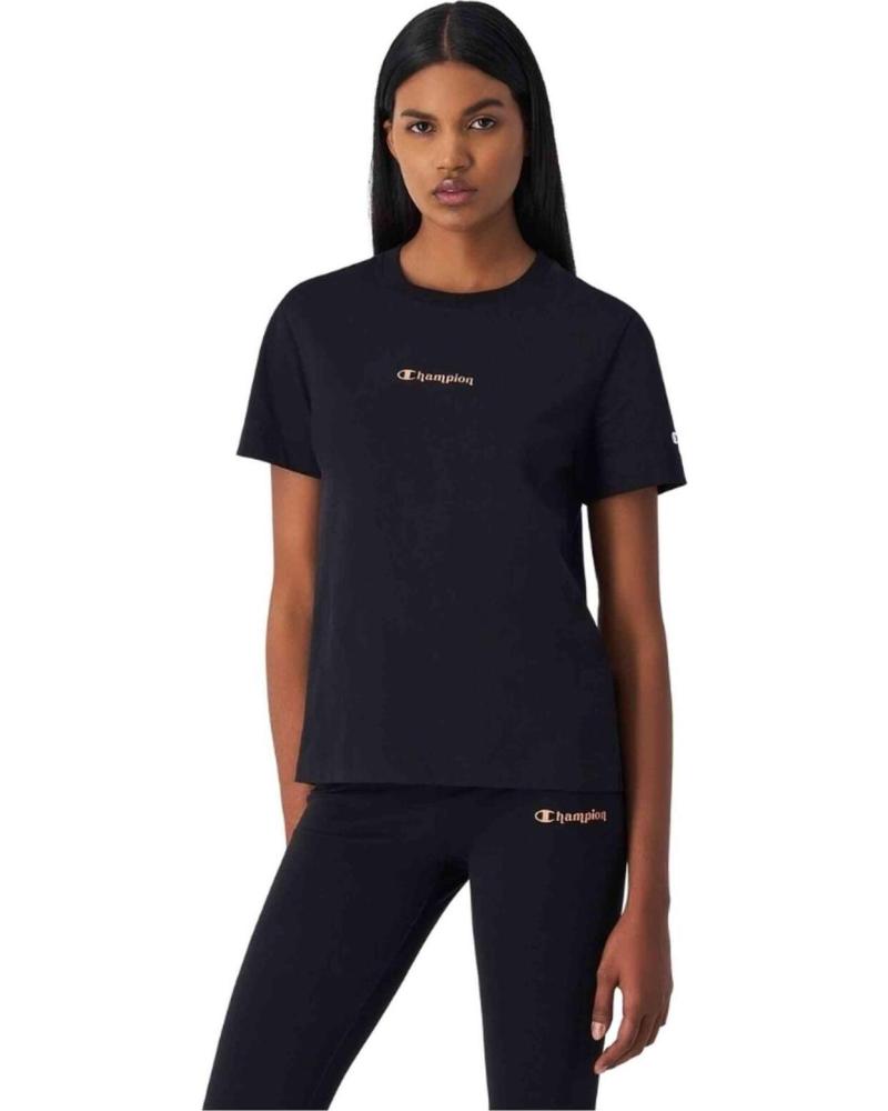 CHAMPION CAMISETA DE MANGA CORTA CHAMPION PARA MUJER NEGRO