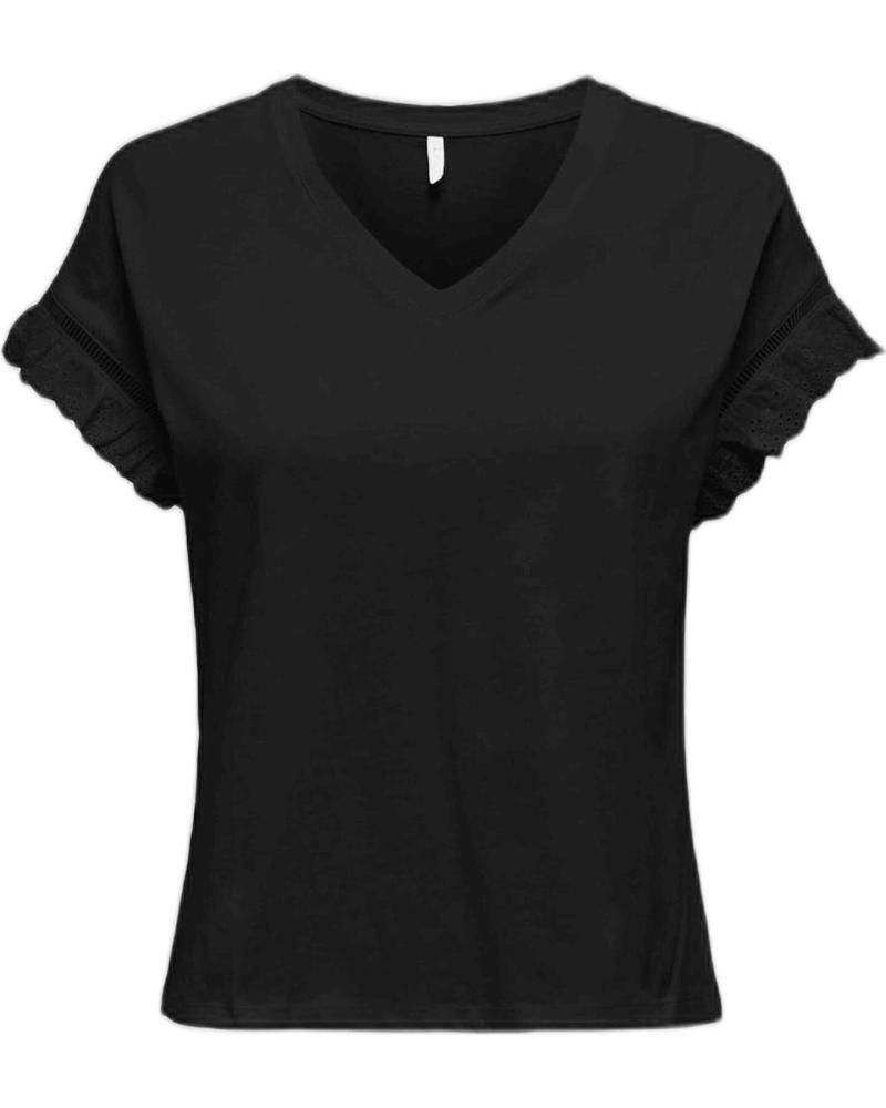ONLY CAMISETA DE MANGA CORTA ONLY PARA MUJER NEGRA NEGRO