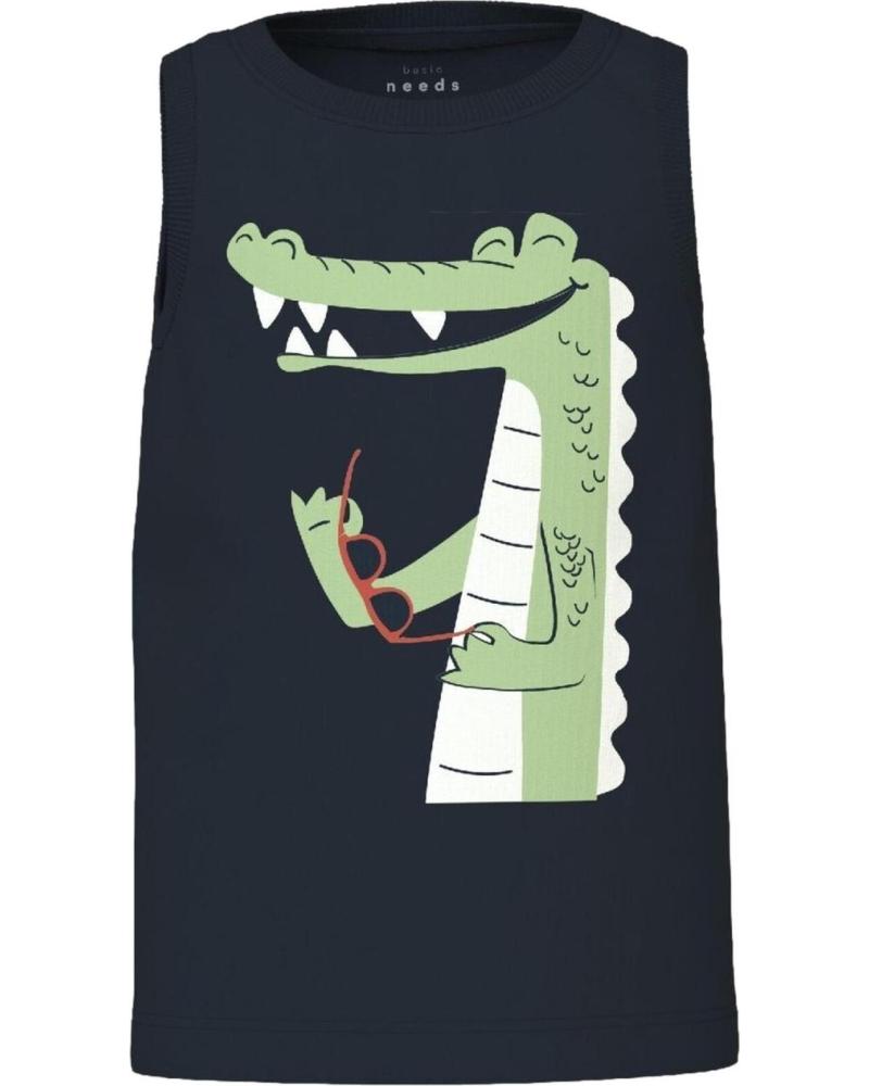 NAME IT CAMISETA SIN MANGAS NAME IT CON ESTAMPADO DE COCODRILO PARA NIÑO AZUL
