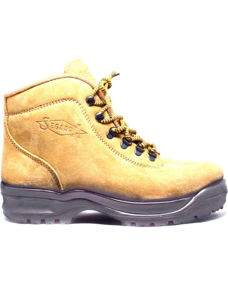 SEGARRA BOTAS SEGARRA DE PIEL CON SUELA REFORZADA BEIGE