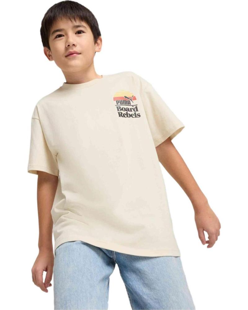 PUMA CAMISETA BOARD REBELS SURF CLUB BEIGE