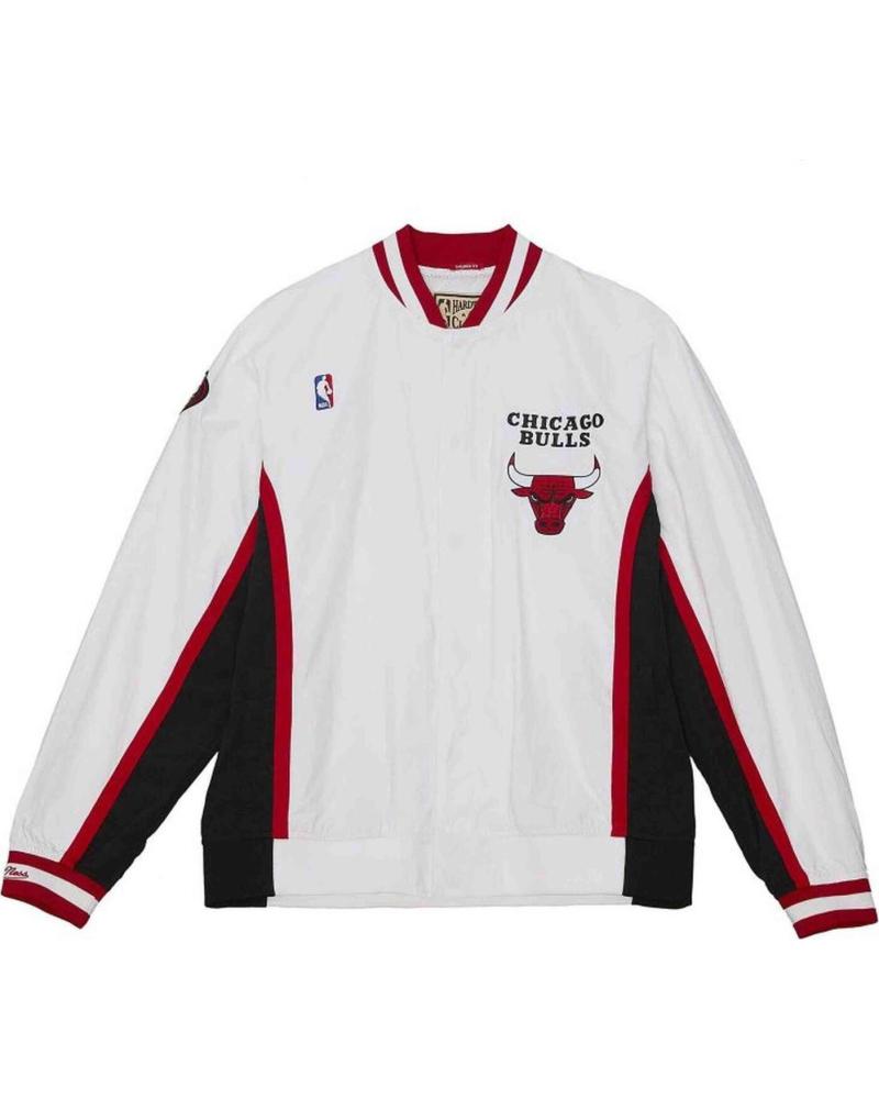 MITCHELL NESS CHAQUETA MITCHELL & NESS CHICAGO BULLS HOMBRE BLANCA BLANCO