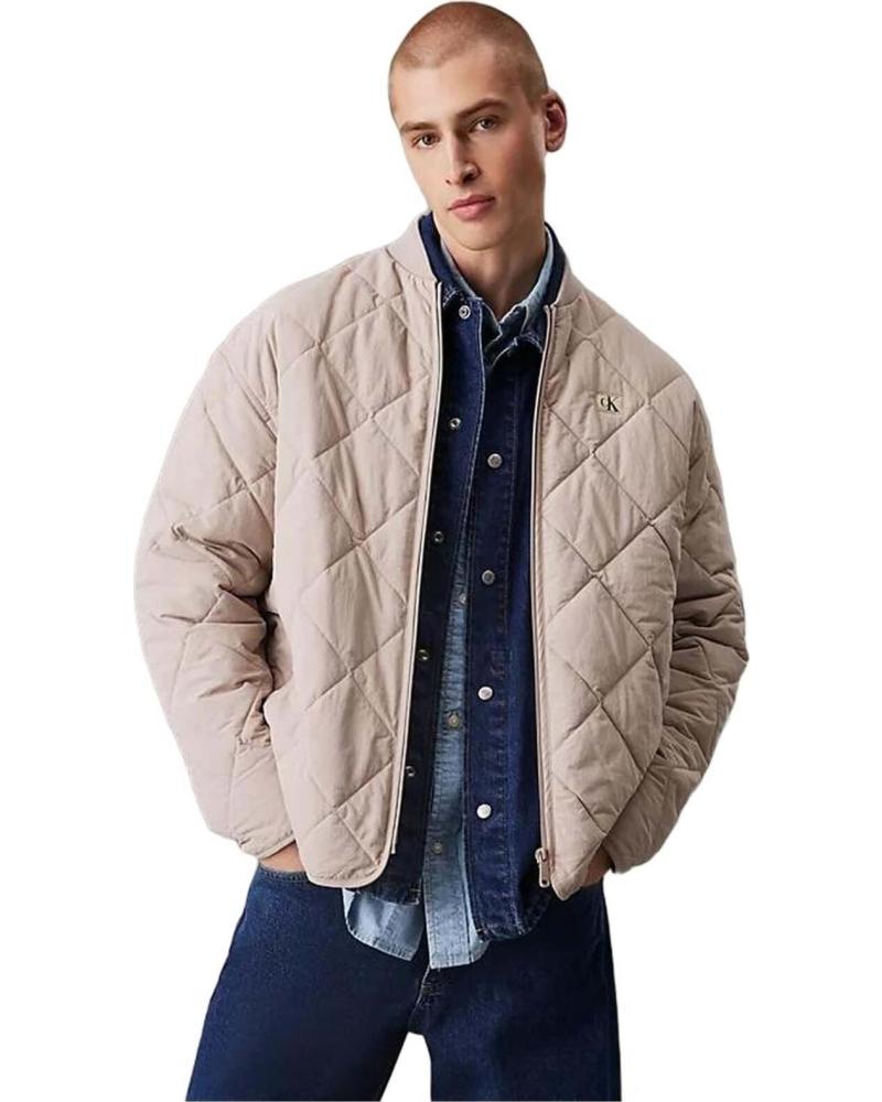 CALVIN KLEIN CHAQUETA ACOLCHADA CALVIN KLEIN J30J326936 UNISEX BEIGE BEIG