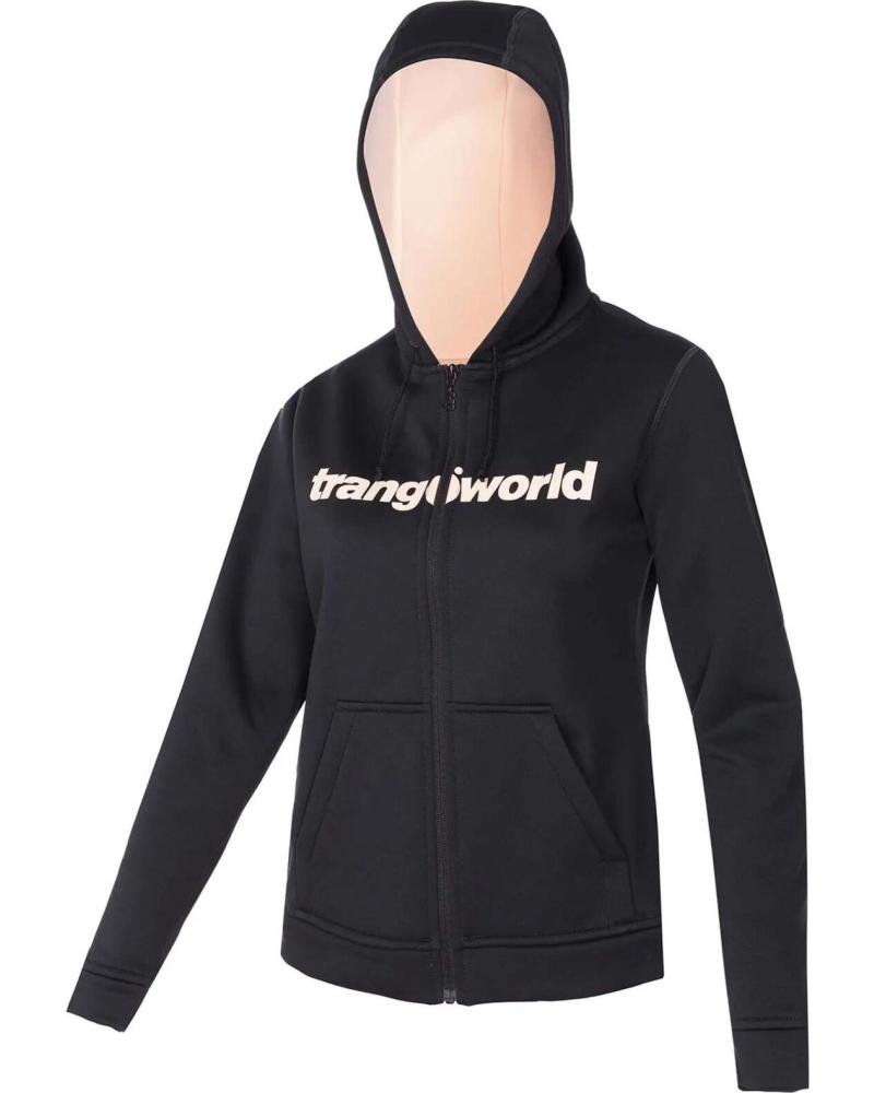 TRANGOWORLD CHAQUETA CON CAPUCHA TRANGOWORLD TÉCNICA NEGRO