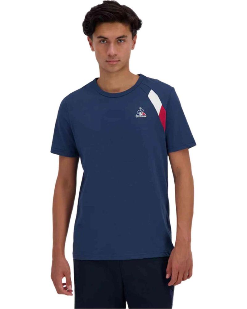 LE COQ SPORTIF CAMISETA LE COQ SPORTIF DE MANGA CORTA PARA HOMBRE AZUL