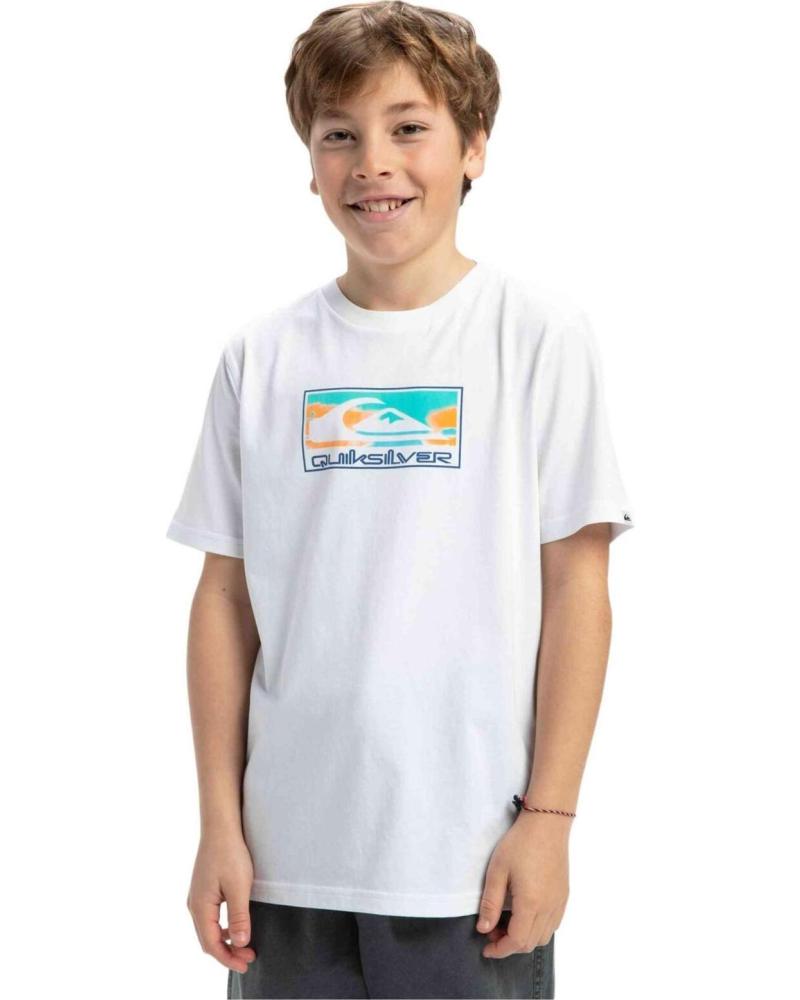 QUIKSILVER CAMISETA MANGA CORTA QUIKSILVER ´SURF´ PARA NIÑOS BLANCO