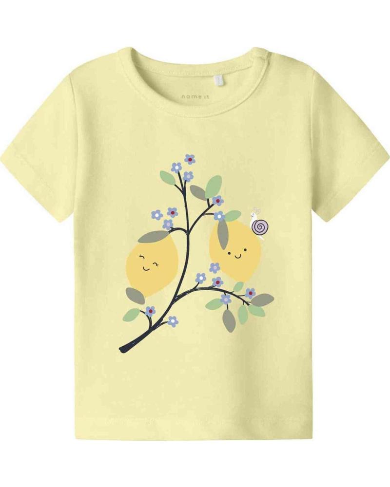 NAME IT CAMISETA DE MANGA CORTA CON ESTAMPADO DE LIMONES PARA NIÑA AMARILLO