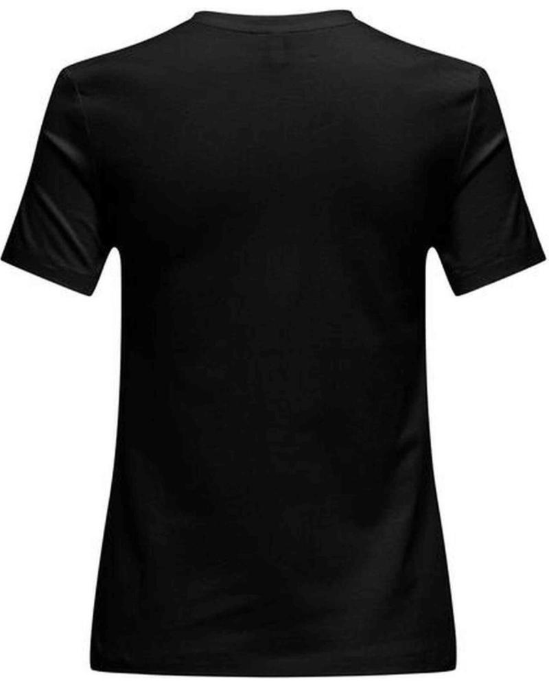 ONLY CAMISETA DE MANGA CORTA NEGRA PARA MUJER NEGRO