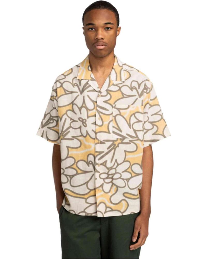 ELEMENT CAMISA DE MANGA CORTA CON ESTAMPADO FLORAL PARA HOMBRE VERDE
