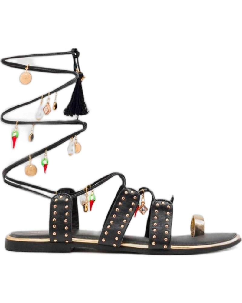 GIOSEPPO SANDALIAS GIOSEPPO DE TIRAS CON ABALORIOS PARA MUJER NEGRO