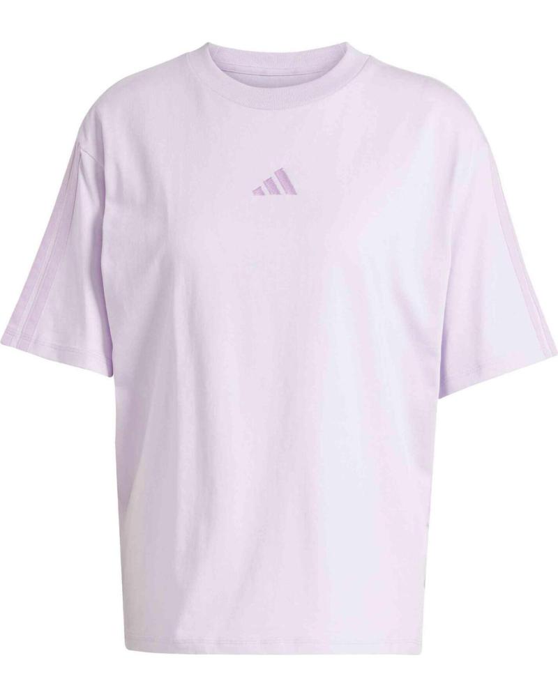ADIDAS CAMISETA ADIDAS ESSENTIALS LOGO MANGA CORTA MUJER ROSA