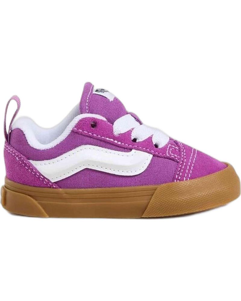 VANS OFF THE WALL ZAPATILLAS VANS OLD SKOOL PARA BEBÉ, MORADO MORADO