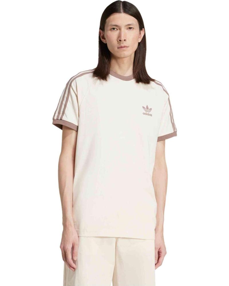 ADIDAS CAMISETA ADIDAS 3-STRIPES PARA HOMBRE, BEIGE BEIG