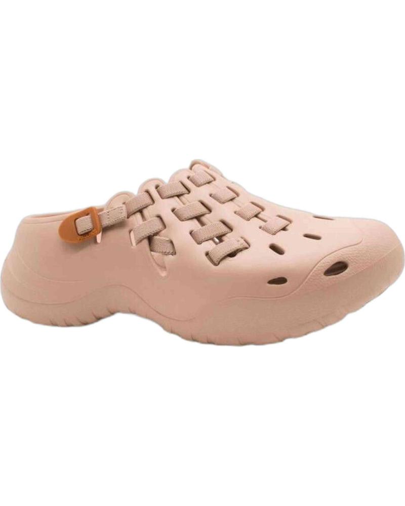 PIKOLINOS ZUECOS CON DETALLE DE HEBILLA ROSA