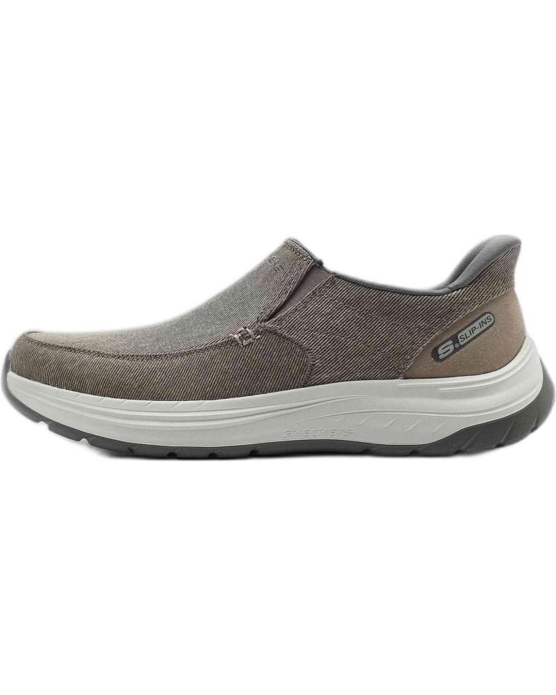 SKECHERS SKECHERS ZAPATILLAS CASUAL SLIP-ON HOMBRE BEIGE BEIGE