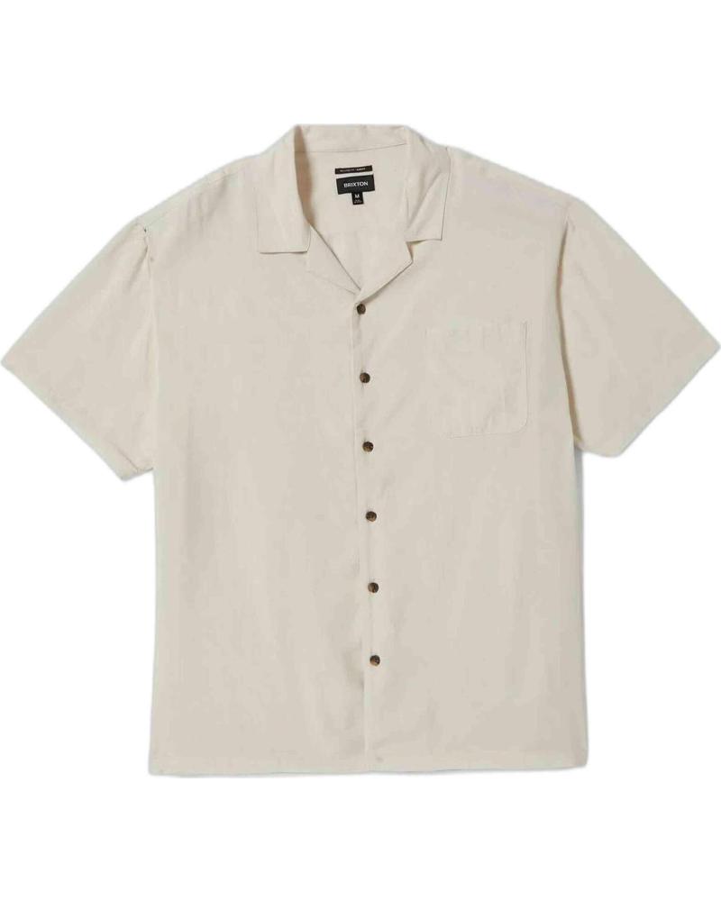 BRIXTON CAMISA DE MANGA CORTA BRIXTON PARA HOMBRE BLANCO