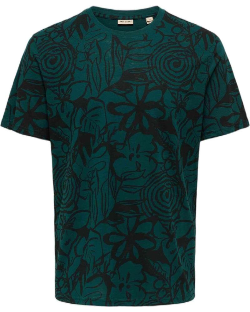 ONLY CAMISETA DE MANGA CORTA SONS EN PARA HOMBRE AZUL