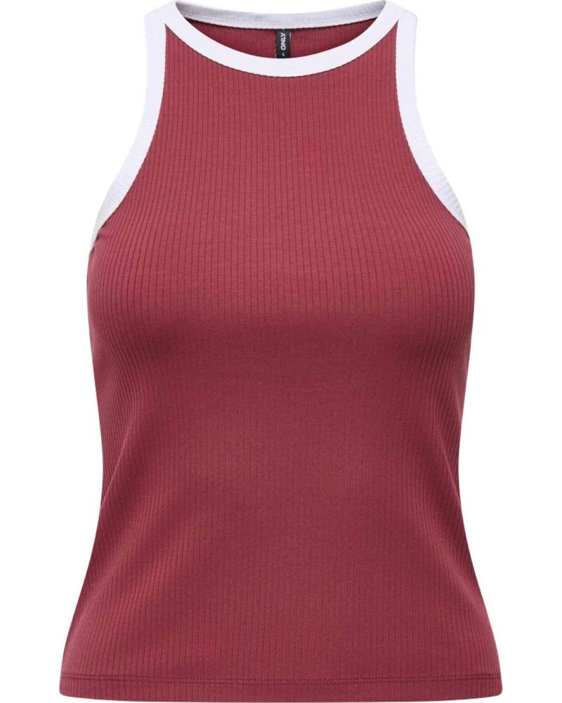 ONLY CAMISETA DE TIRANTES ONLY PARA MUJER ROJO