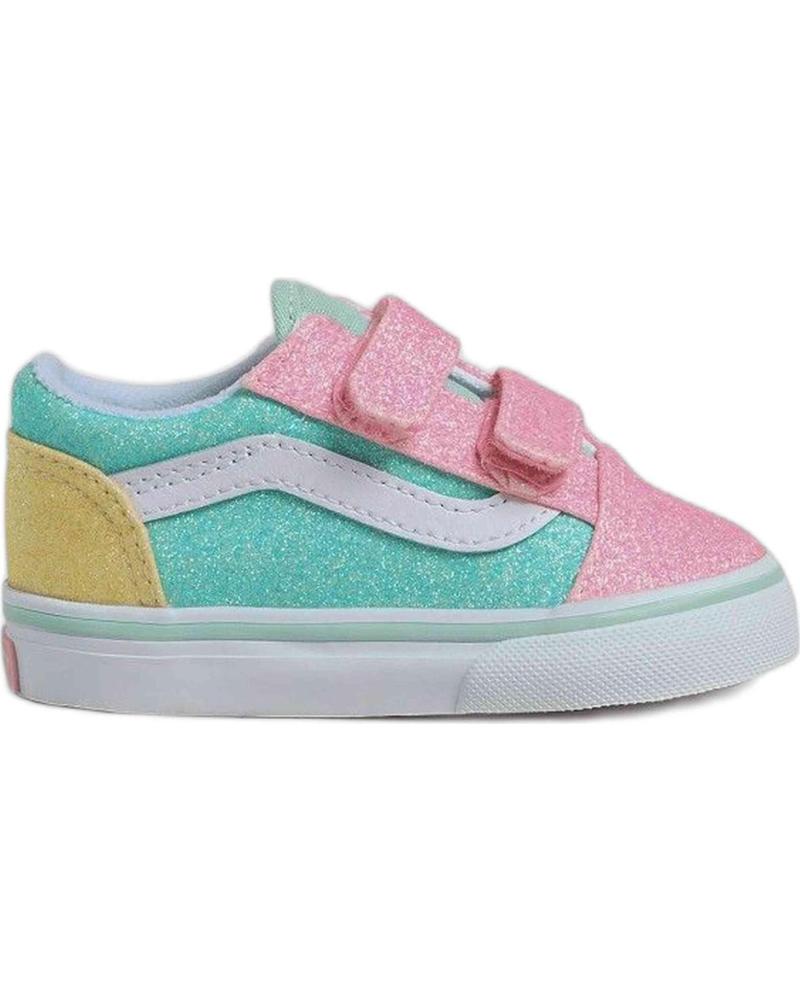 VANS OFF THE WALL ZAPATILLAS VANS OLD SKOOL V PARA NIÑAS MULTICOLOR MULTICOLOR