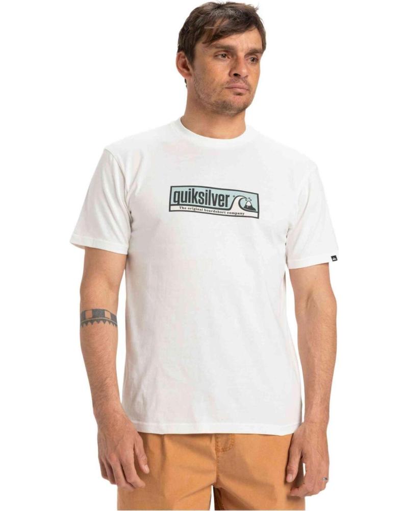 QUIKSILVER CAMISETA QUIKSILVER DE MANGA CORTA PARA HOMBRE BLANCO