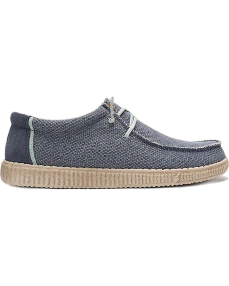 WALK IN PITAS MOCASINES PITAS PARA HOMBRE DE LONA AZUL AZUL