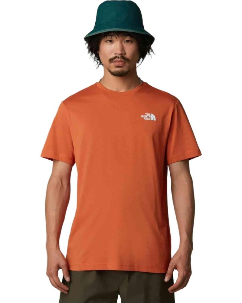 THE NORTH FACE THE NORTH FACE CAMISETA DE MANGA CORTA PARA HOMBRE NARANJA