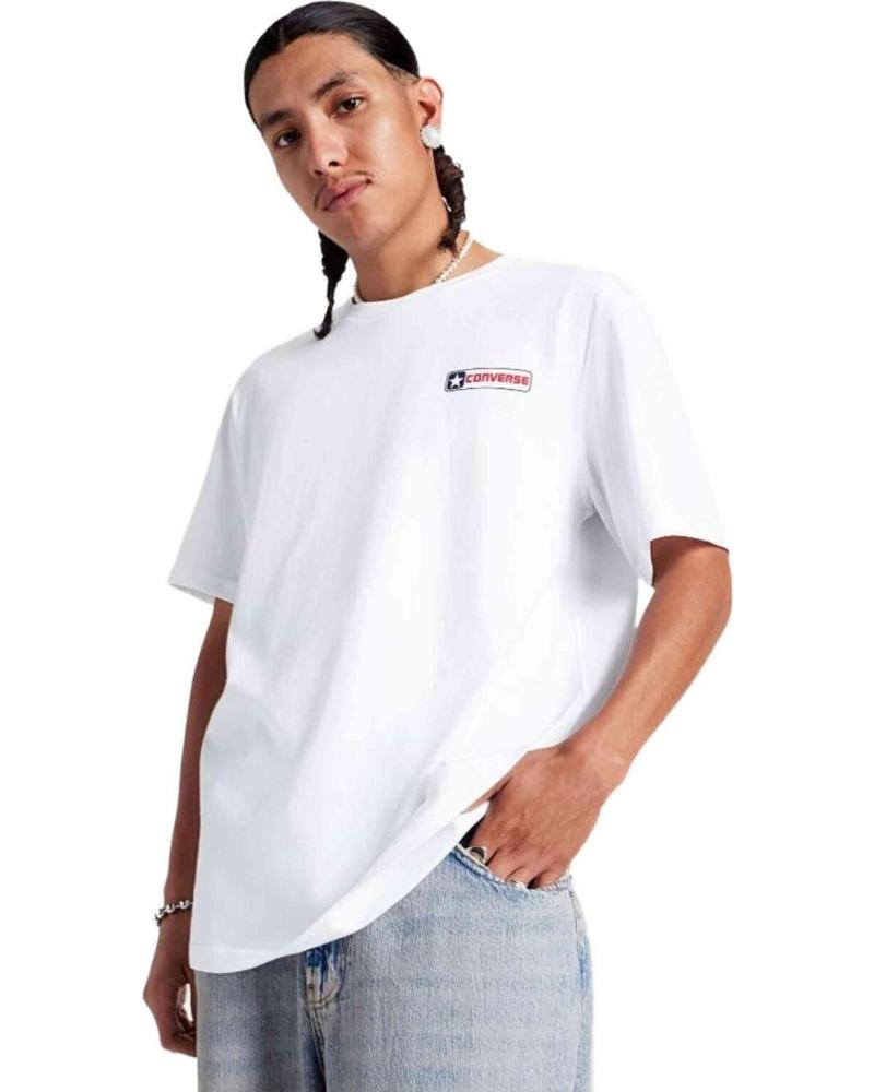 CONVERSE CAMISETA CONVERSE DE MANGA CORTA PARA HOMBRE BLANCO