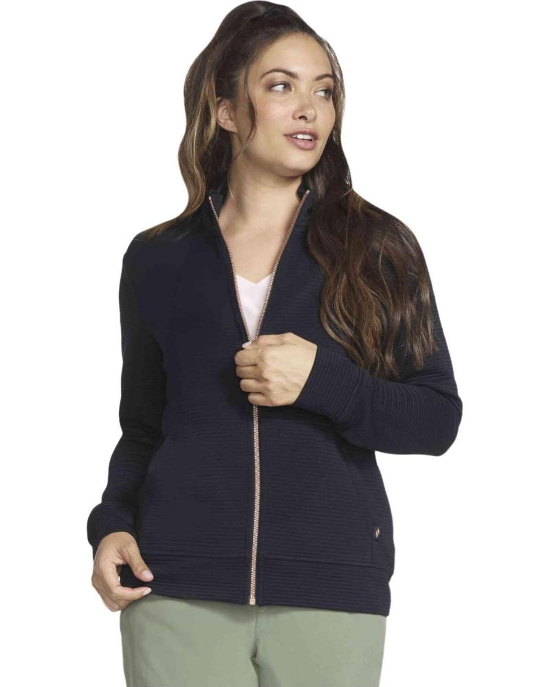 SKECHERS CHAQUETA SKECHERS PARA MUJER NEGRA NEGRO