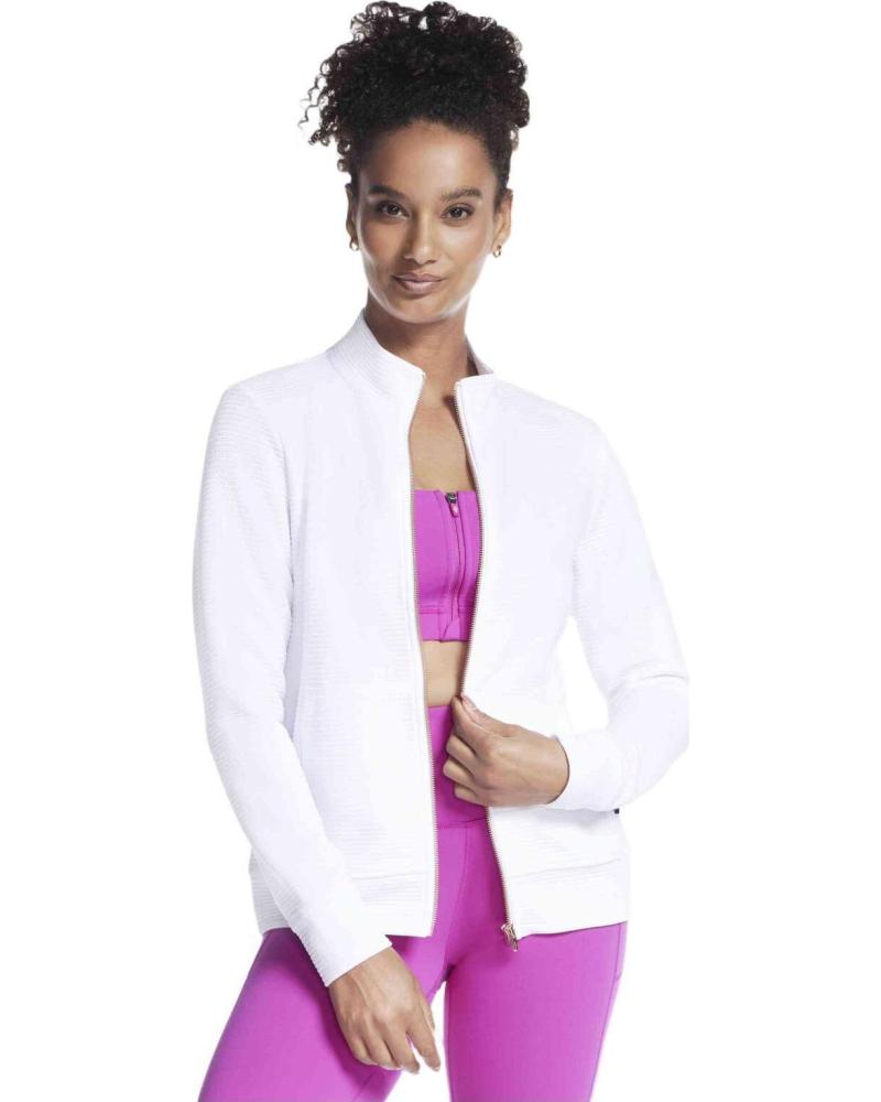 SKECHERS CHAQUETA SKECHERS PARA MUJER - CREMALLERA COMPLETA, COLOR BLANCO BLANCO