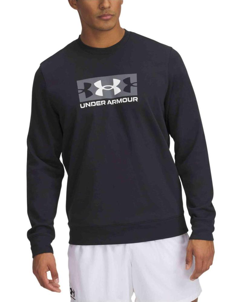UNDER ARMOUR SUDADERA UNDER ARMOUR LOGO BOX PARA HOMBRE NEGRO