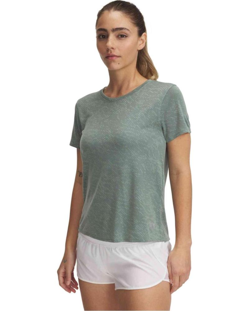 UNDER ARMOUR CAMISETA DE MANGA CORTA UNDER ARMOUR PARA MUJER VERDE