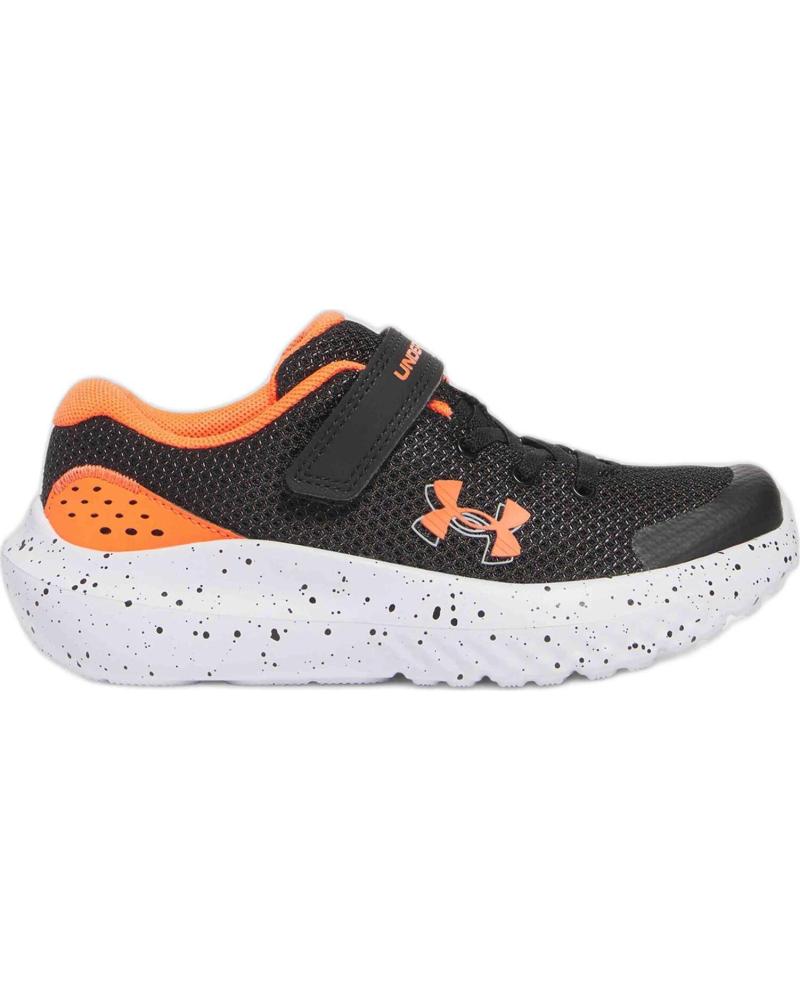 UNDER ARMOUR ZAPATILLAS DE RUNNING UNDER ARMOUR PARA NIÑOS UNISEX NEGRO NEGRO