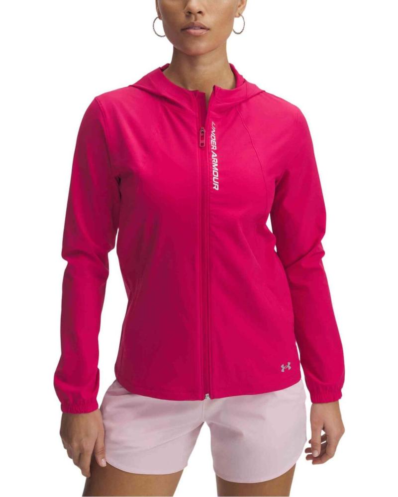 UNDER ARMOUR CHAQUETA DEPORTIVA CON CAPUCHA UNDER ARMOUR PARA MUJER ROSA