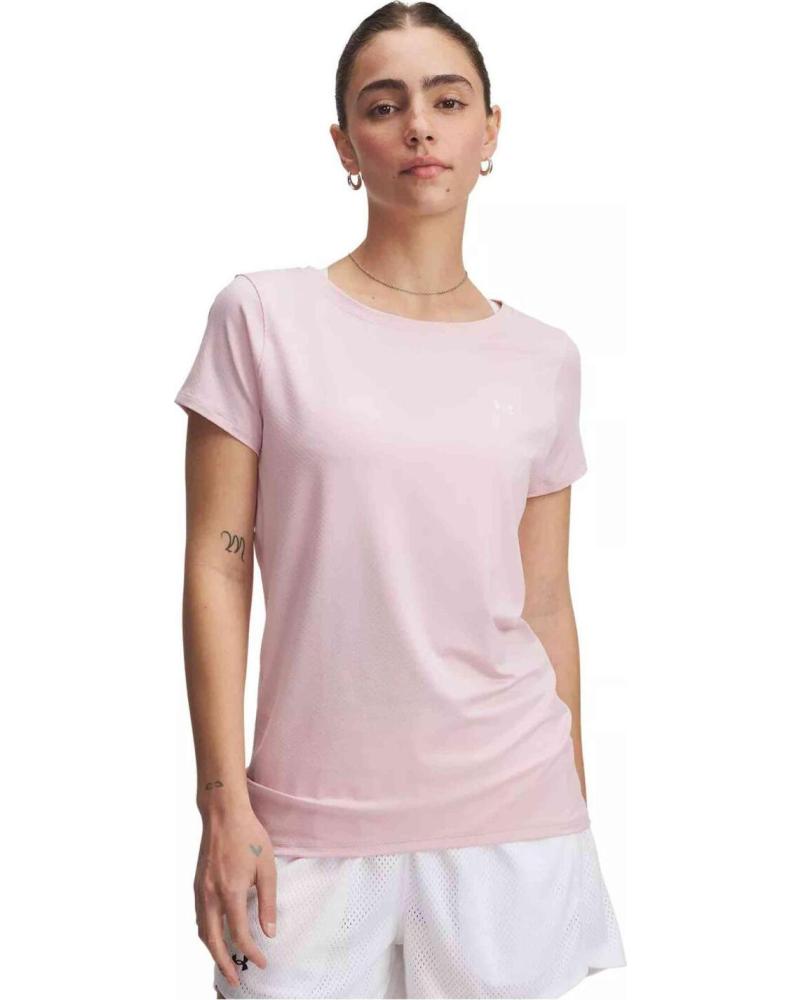 UNDER ARMOUR CAMISETA DE MANGA CORTA UNDER ARMOUR PARA MUJER ROSA