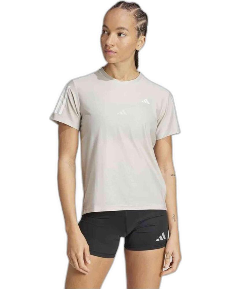 ADIDAS CAMISETA ADIDAS ESSENTIALS DE MANGA CORTA PARA MUJER BEIGE